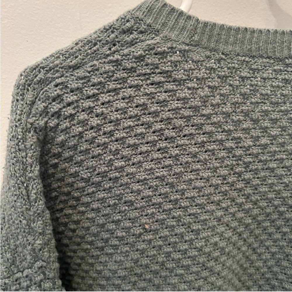 Madewell Women's Textured Knit Sweater - Bronze Side Zips - High/Low - Small